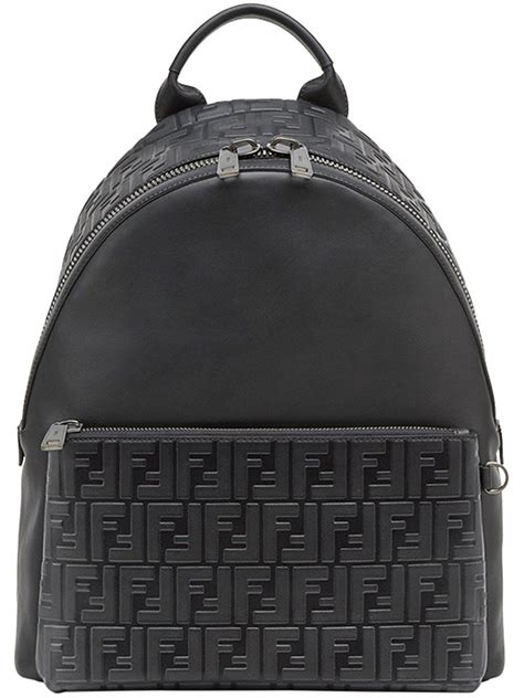 fendi leather backpack|fendi backpack farfetch.